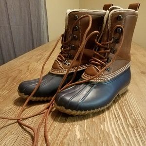 Esprit Harbour Lace Up Duck Boots